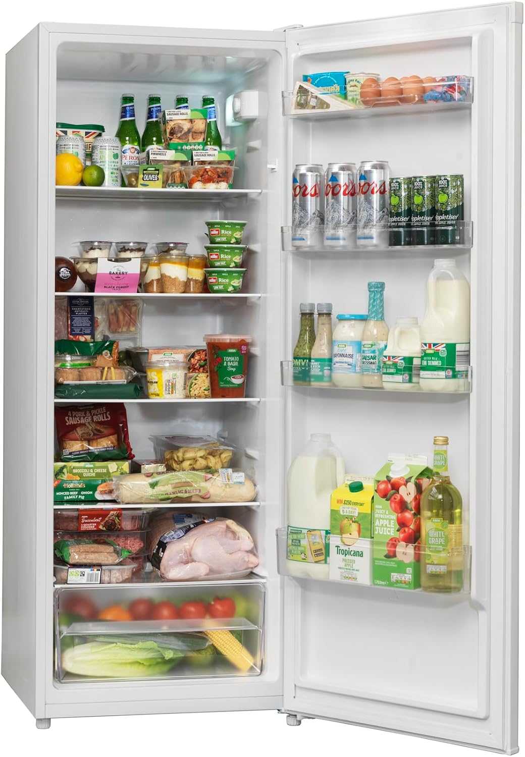 English Electric Upright Larder Fridge EEL240H 242 Litre 55cm wide (EEL240H)